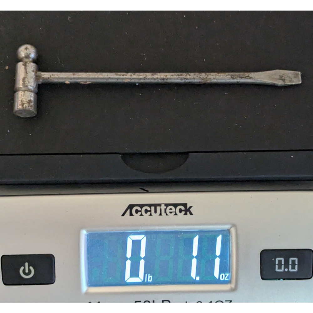 Small Steel Machinist Gunsmith Jeweler Watchmaker Mini Hammer Screwdriver - Picture 10 of 11